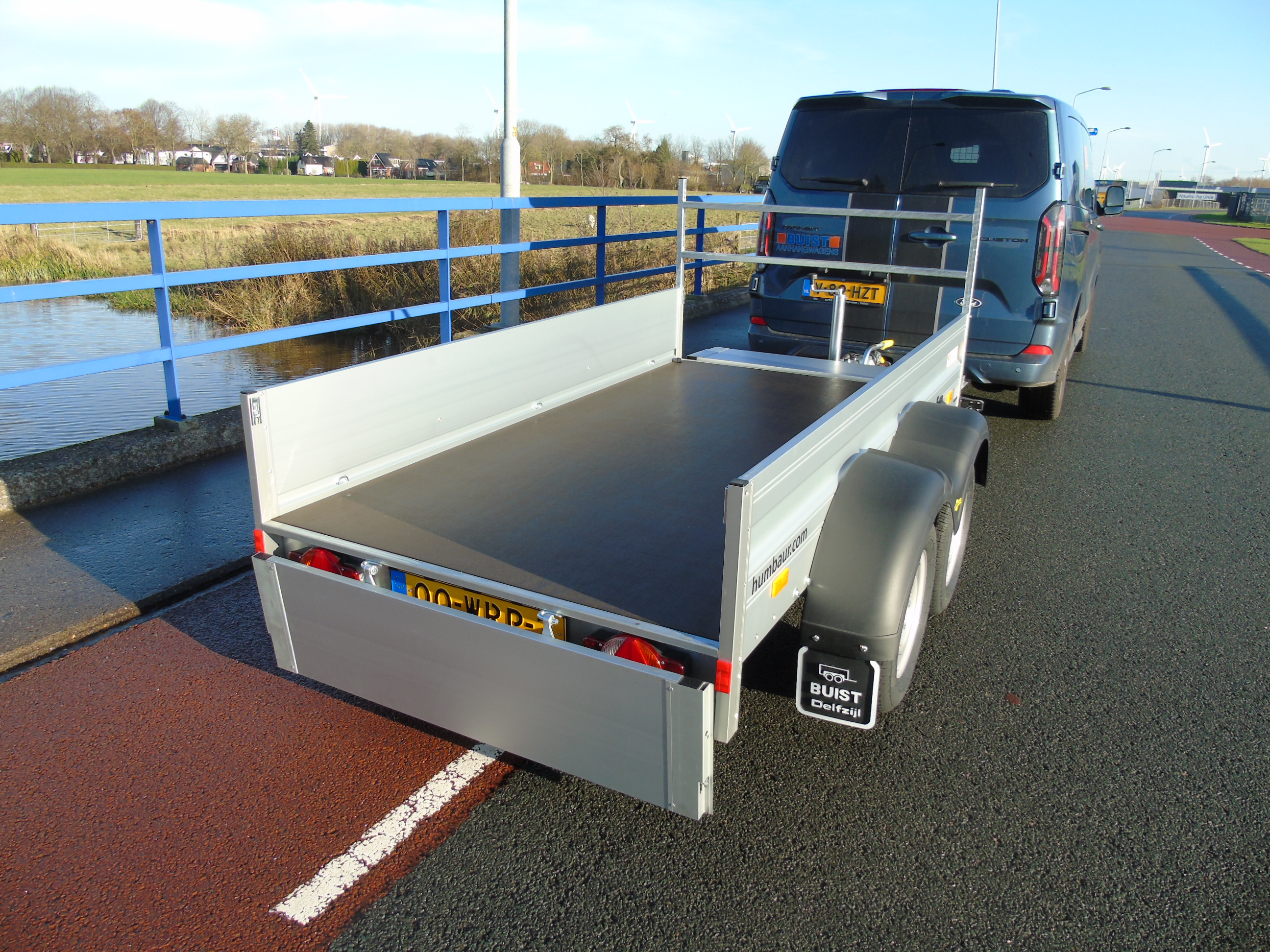 Voorraad aanhangwagen Humbaur HA 202513 KV tandemasser open bakwagen