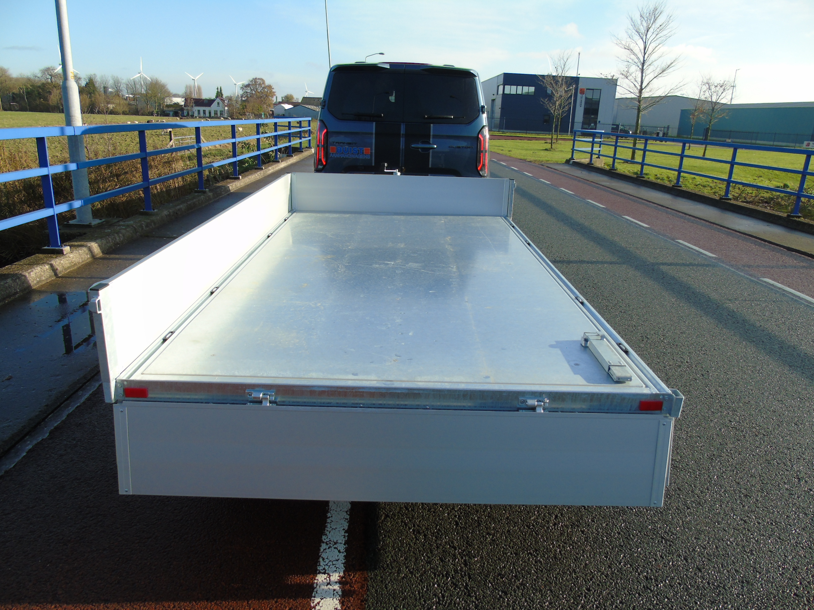 Voorraad aanhangwagen Humbaur HUK 273117 electrische kipper achterwaarts