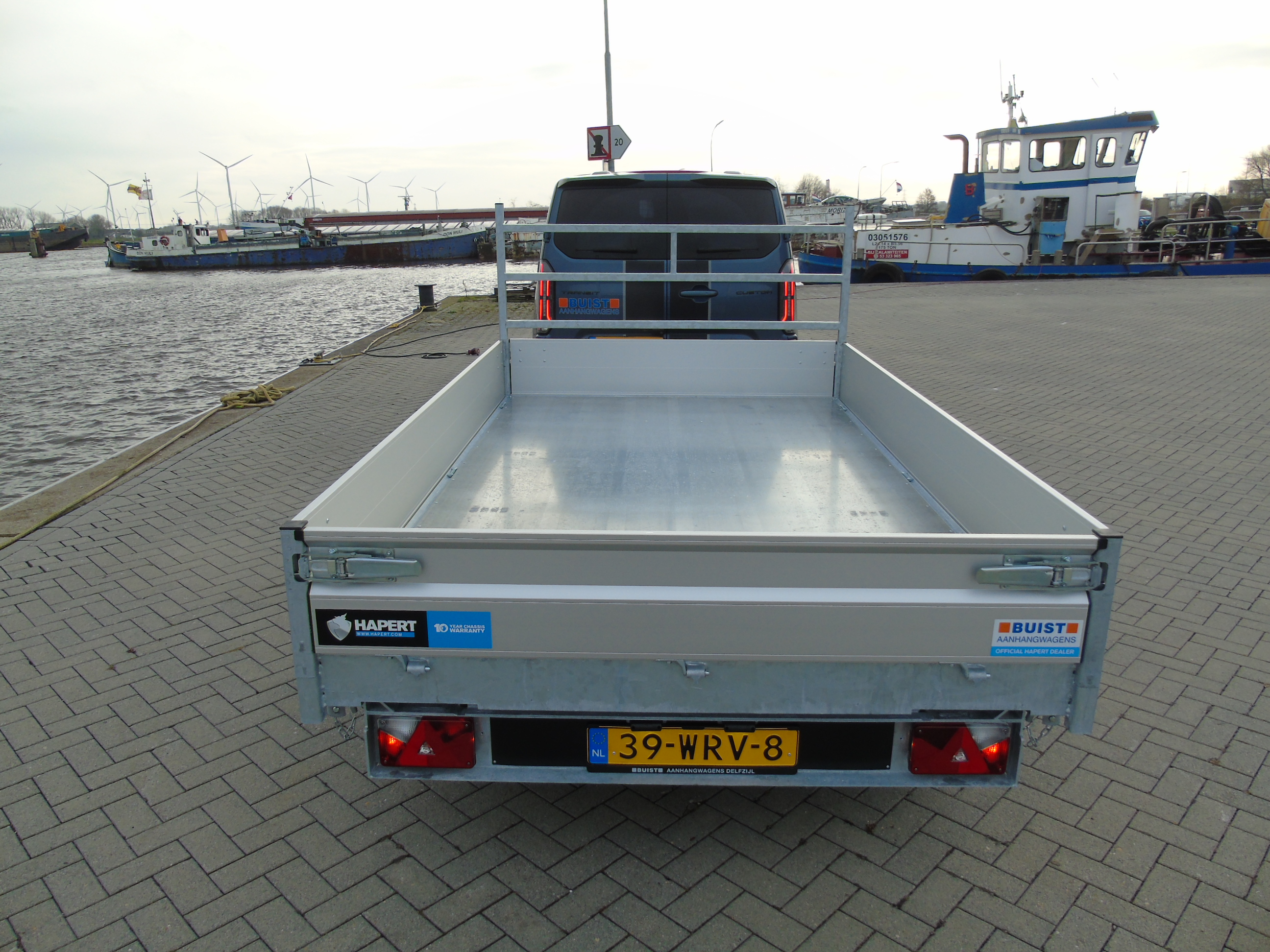 Voorraad aanhangwagen Hapert Cobalt HM-2 305 x 180 cm 2700 kg elektrisch