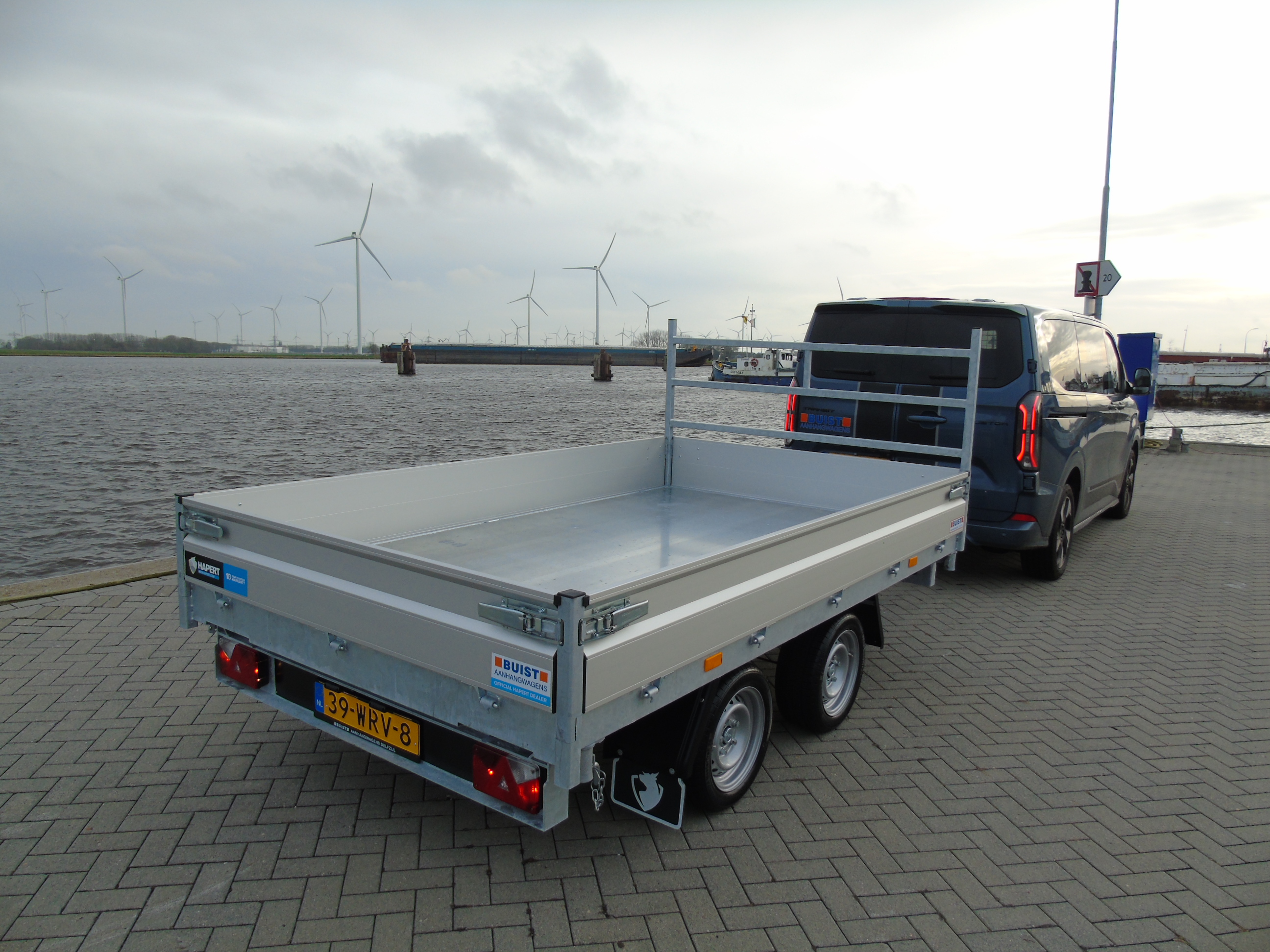 Voorraad aanhangwagen Hapert Cobalt HM-2 305 x 180 cm 2700 kg elektrisch