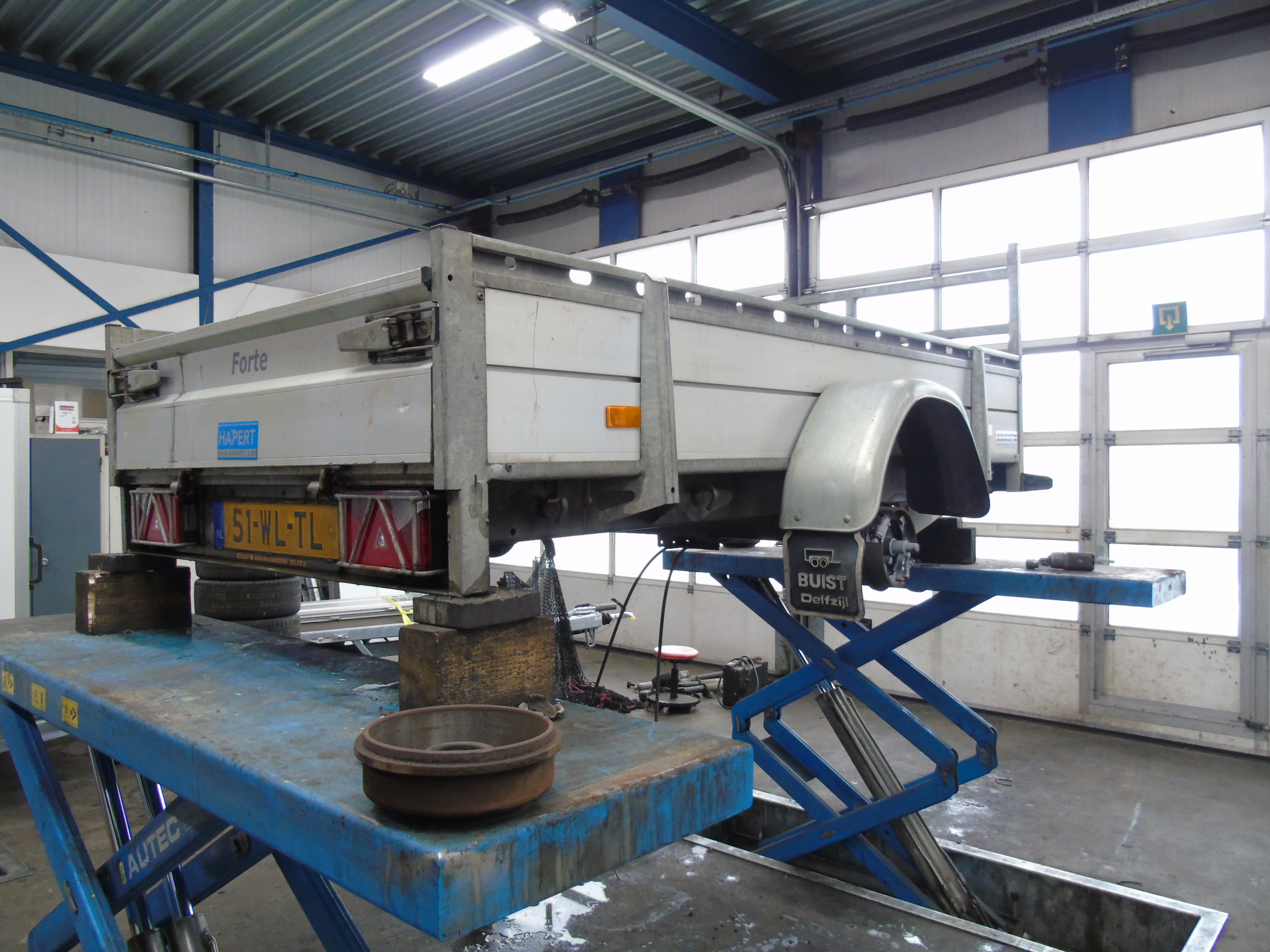 Occasion Hapert R1350 Aluminium 250x130cm 2015