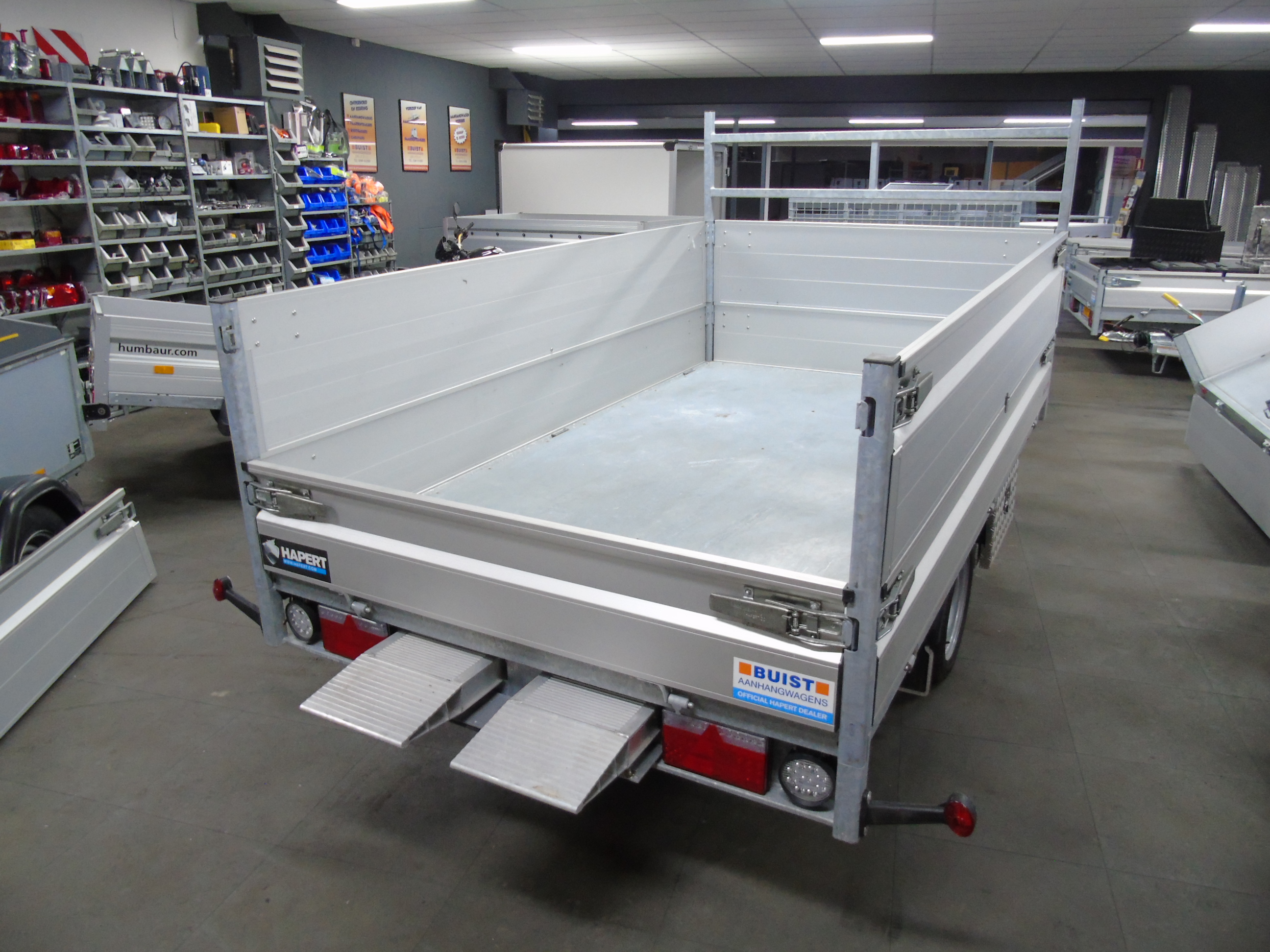 Occasion Hapert Cobalt HB-1 280 x 160 cm 1800 kg achterwaartse kipper 2024