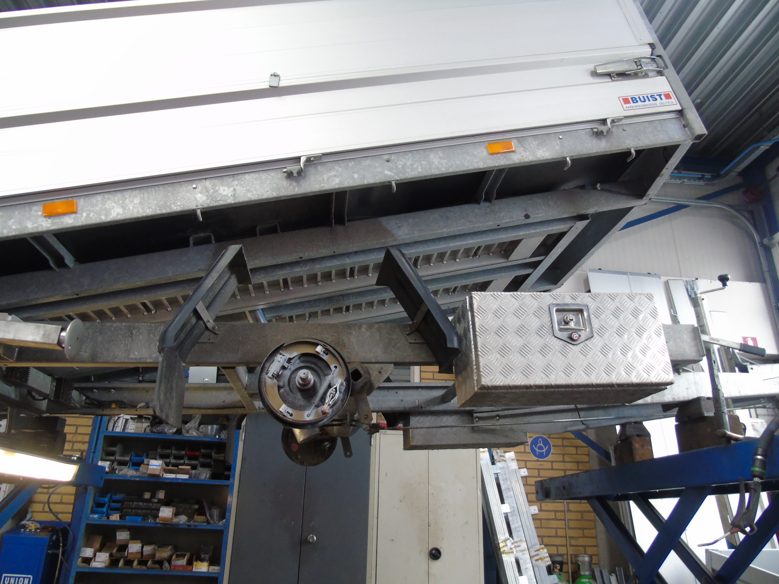 Occasion Hapert Cobalt HB-1 280 x 160 cm 1800 kg achterwaartse kipper 2024