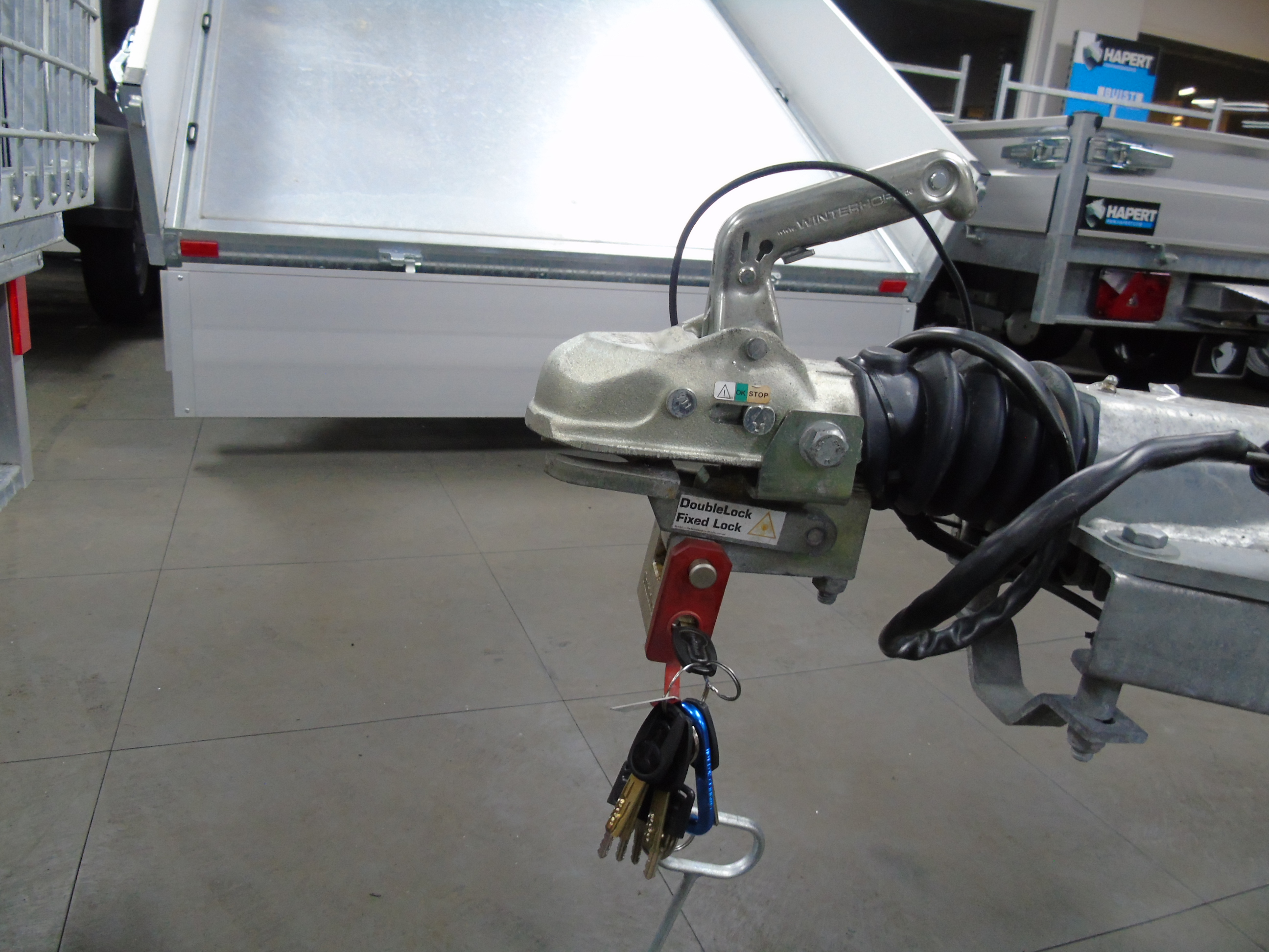 Occasion Hapert Cobalt HB-1 280 x 160 cm 1800 kg achterwaartse kipper 2024