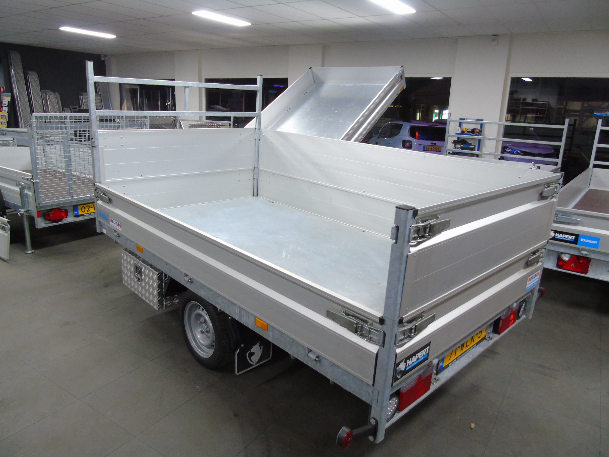 Occasion Hapert Cobalt HB-1 280 x 160 cm 1800 kg achterwaartse kipper 2024