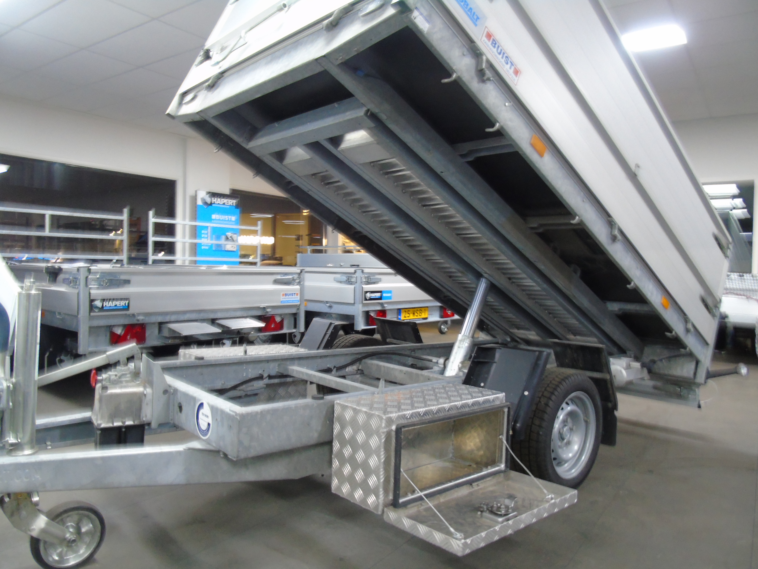 Occasion Hapert Cobalt HB-1 280 x 160 cm 1800 kg achterwaartse kipper 2024