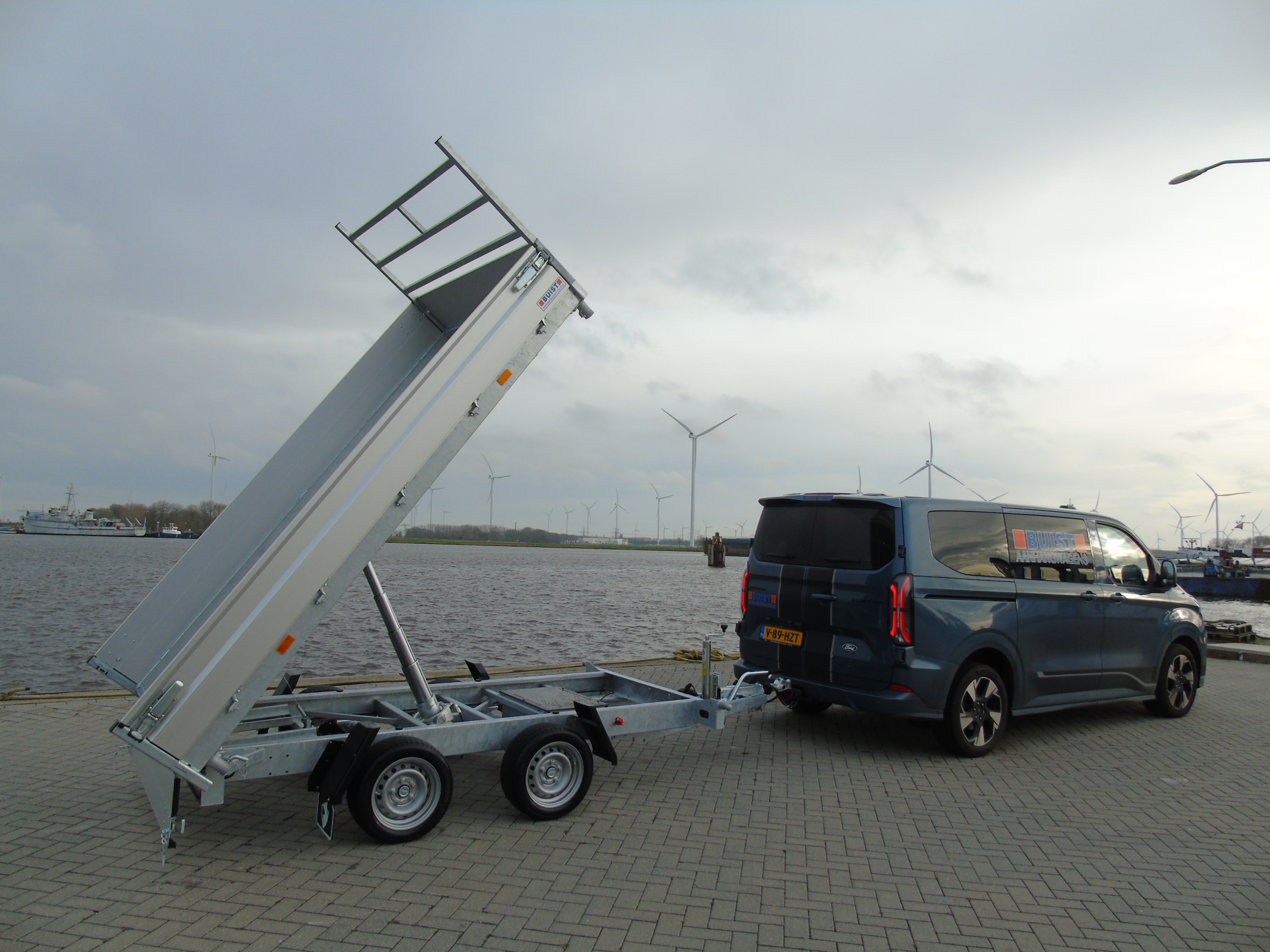 Voorraad aanhangwagen Hapert Cobalt HM-2 305 x 180 cm 2700 kg elektrisch