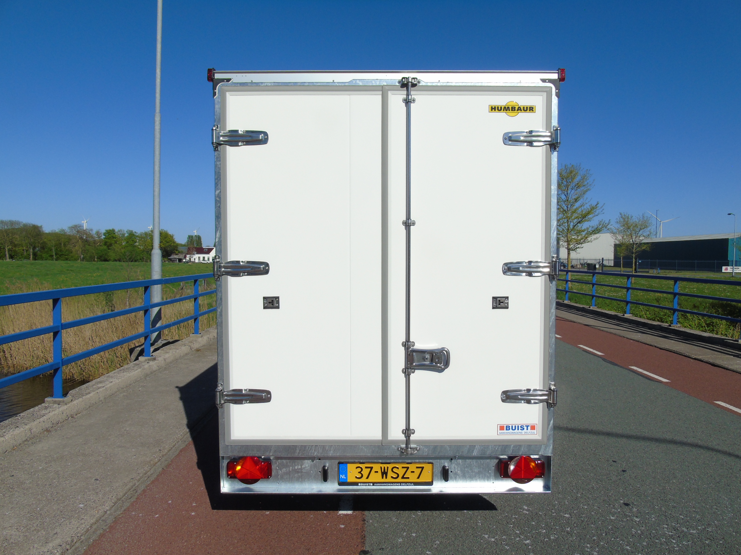 Voorraad aanhangwagen Humbaur HK253218-20PF30 PurFerro tandemasser gesloten bakwagen