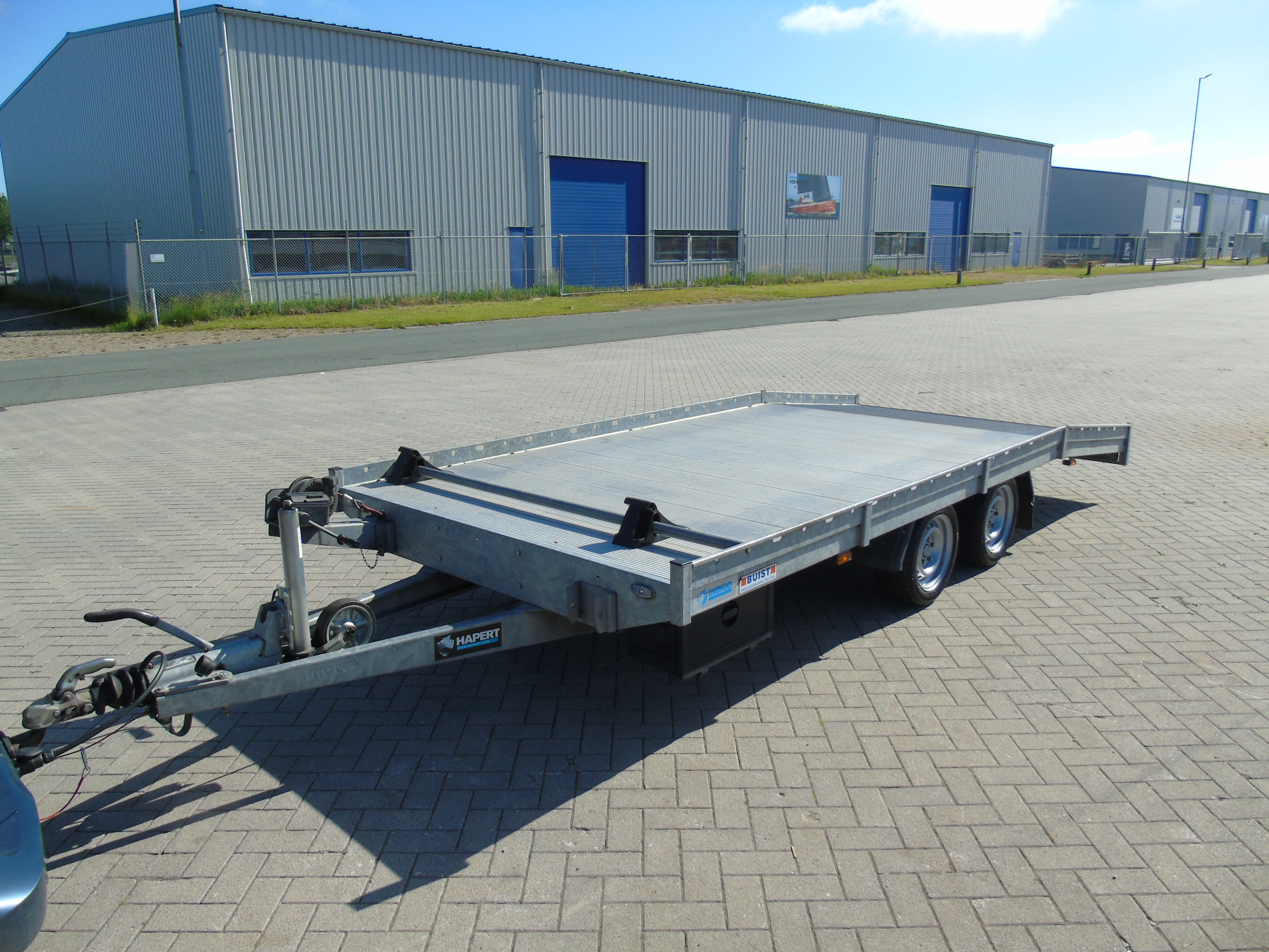 Occasion Hapert Indigo HF-2 Alu 455 x 202 cm 2021 autotransporter
