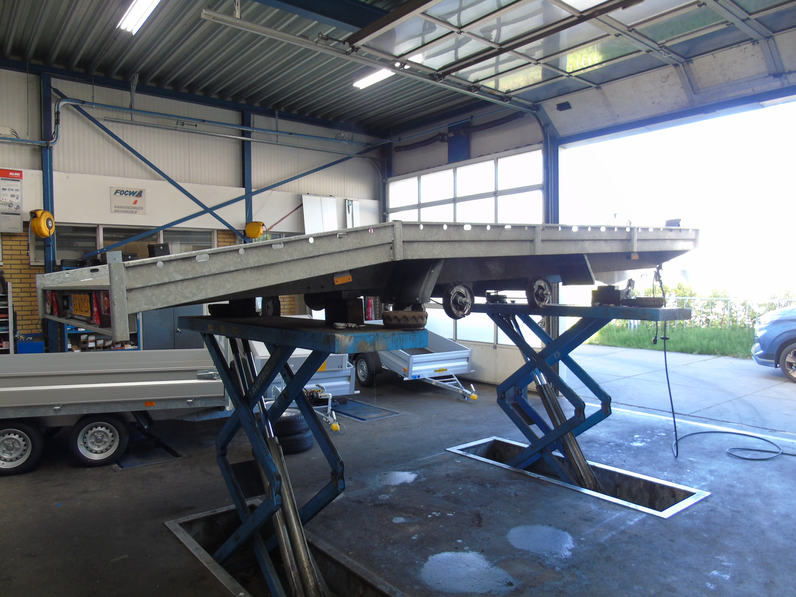 Occasion Hapert Indigo HF-2 Alu 455 x 202 cm 2021 autotransporter