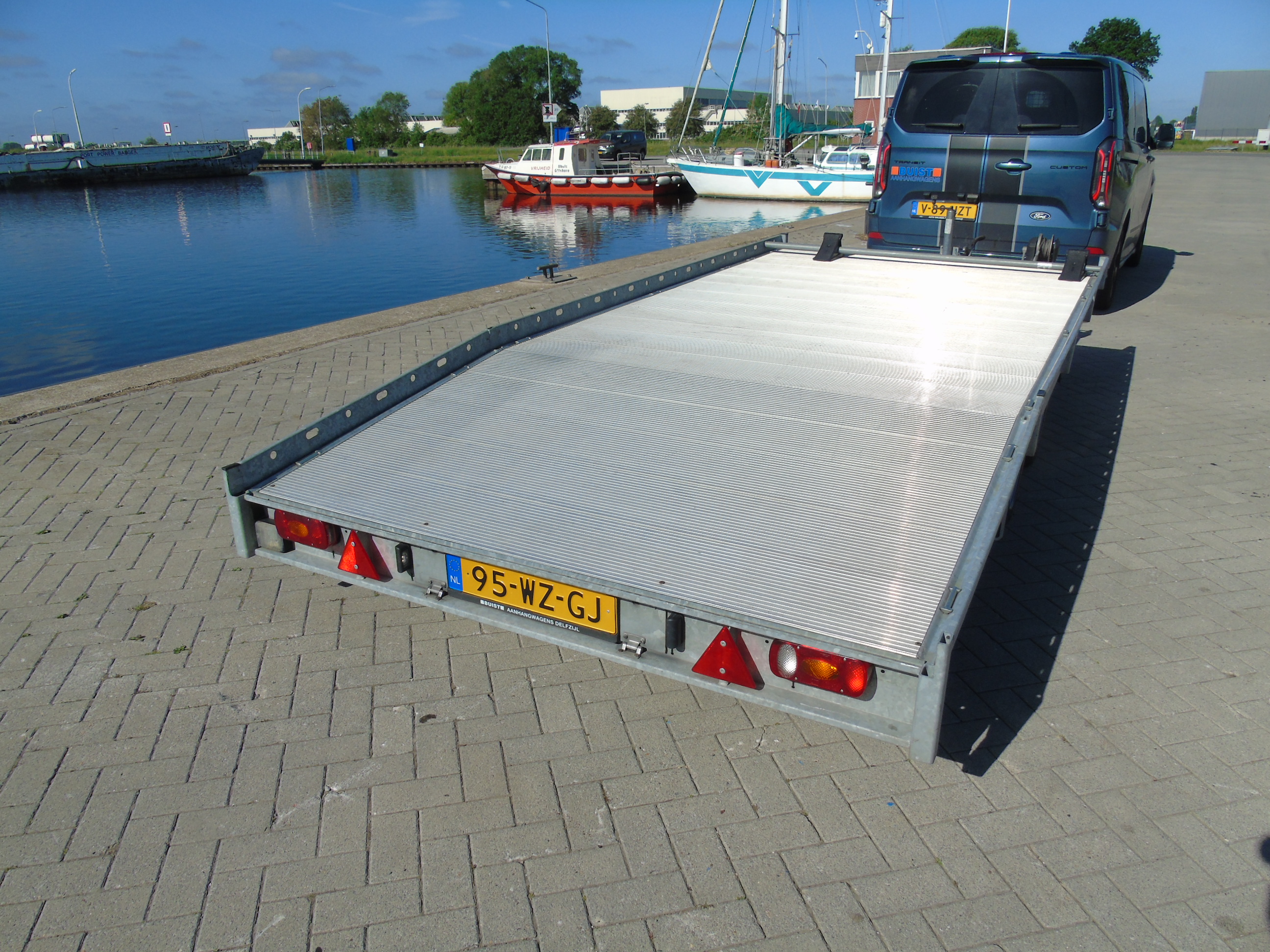 Occasion Hapert Indigo HF-2 Alu 455 x 202 cm 2021 autotransporter
