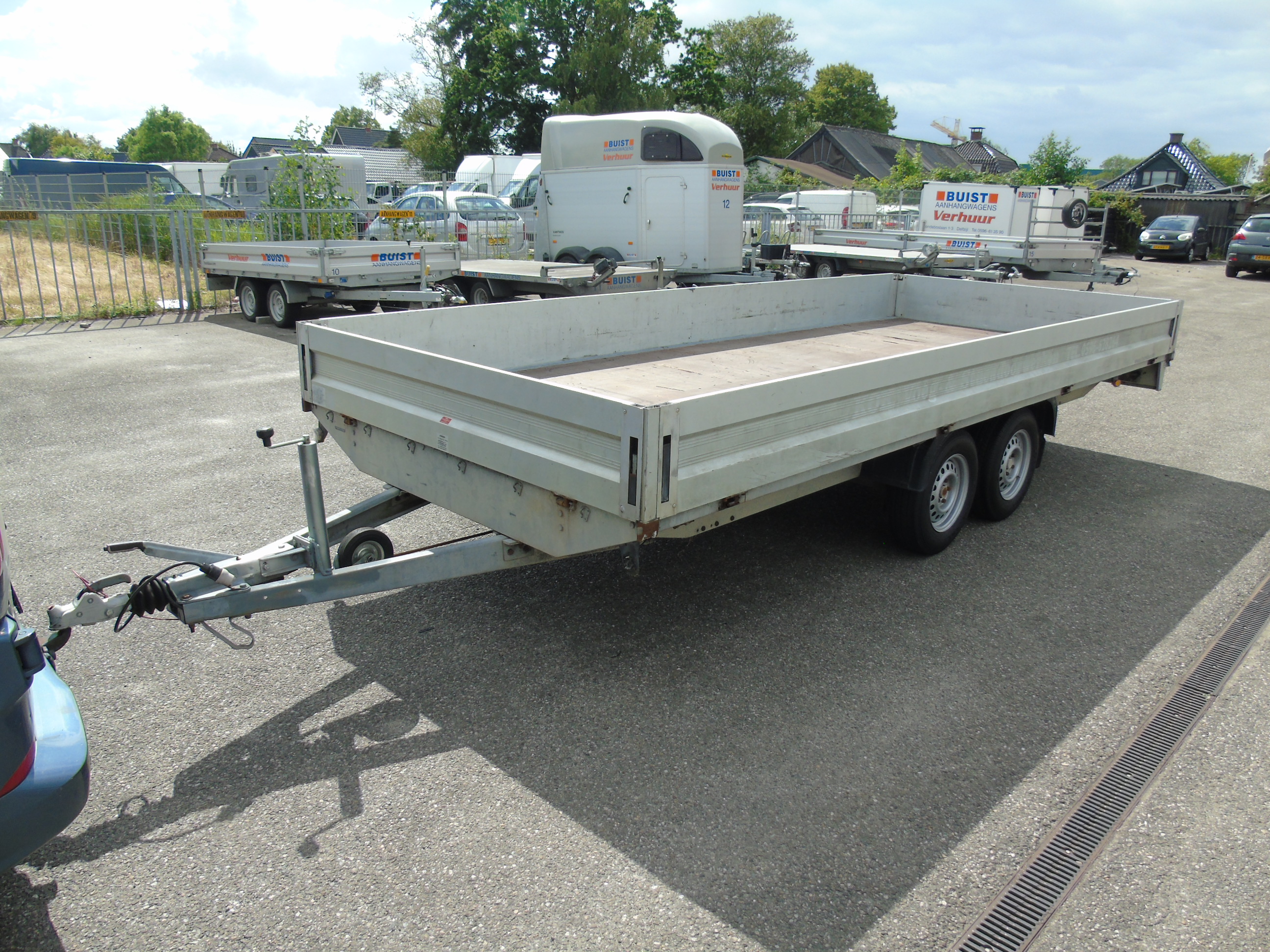 Occasion aanhangwagen Humbaur HT3000 tandemasser plateau 510 x 210 cm 3000 kg