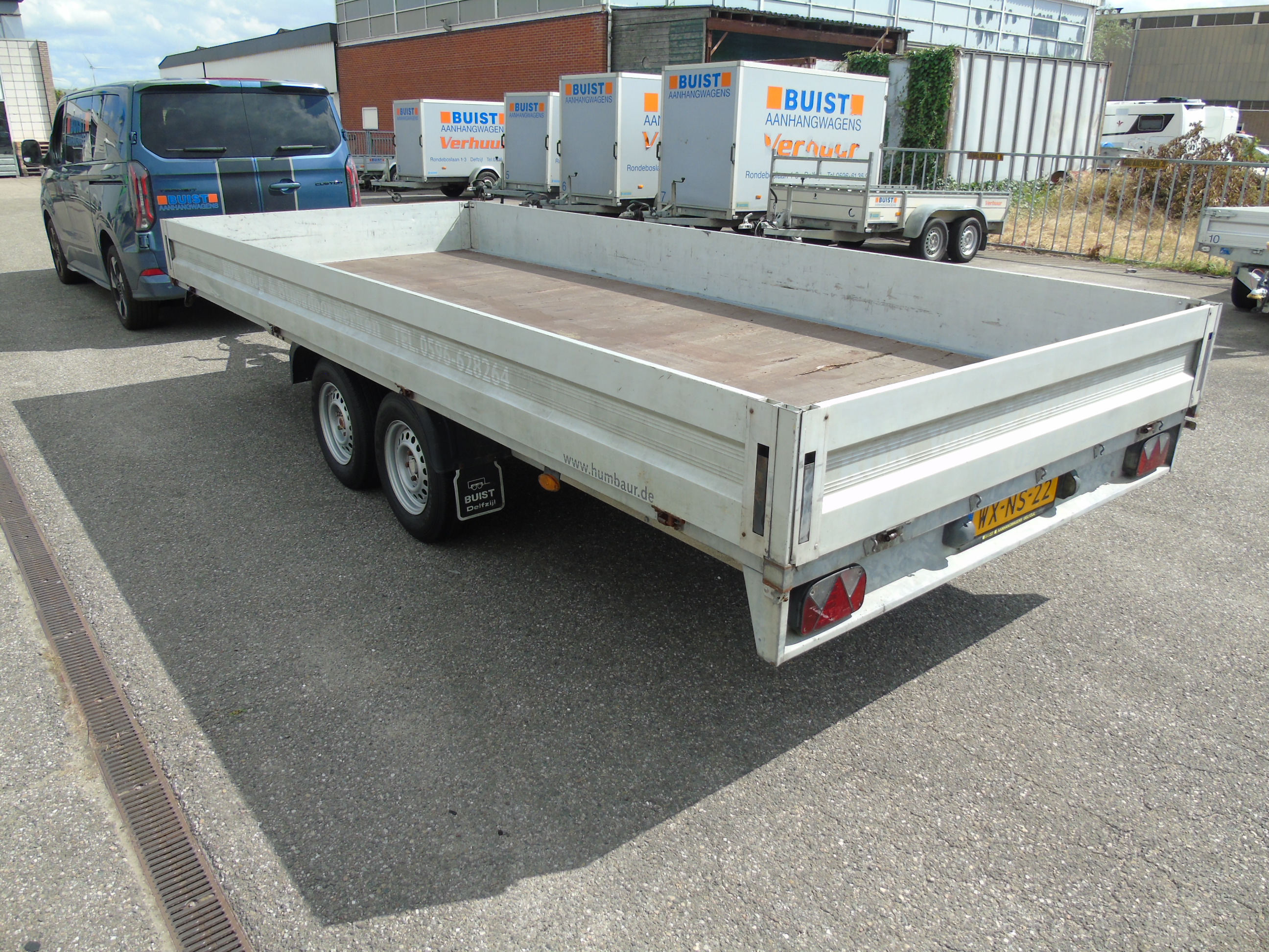 Occasion aanhangwagen Humbaur HT3000 tandemasser plateau 510 x 210 cm 3000 kg