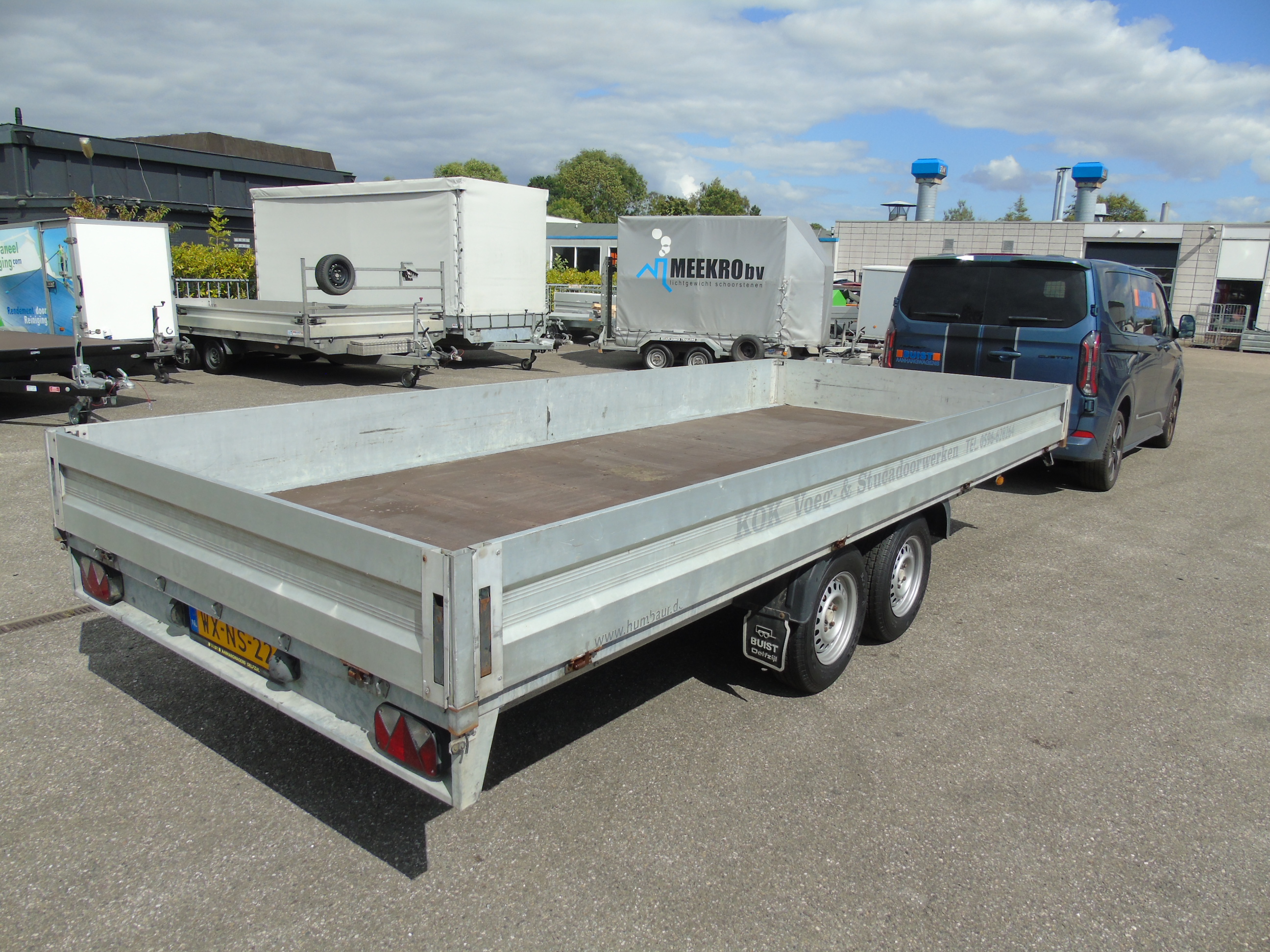 Occasion aanhangwagen Humbaur HT3000 tandemasser plateau 510 x 210 cm 3000 kg